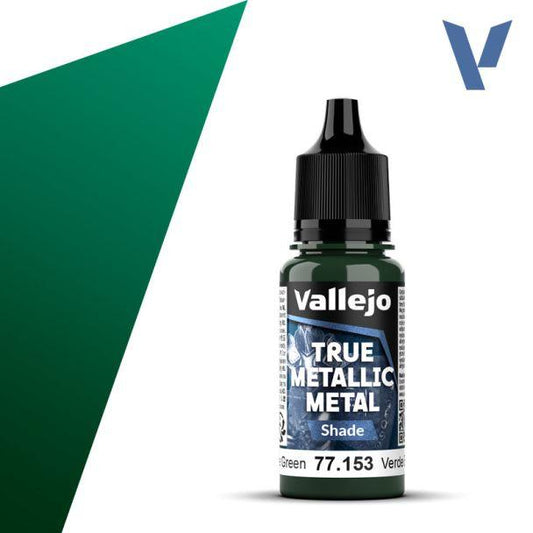 Vallejo True Metallic Metals - Beetle Green (Shade)