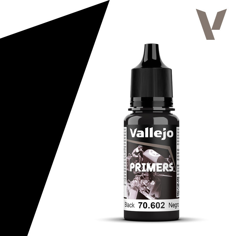 Vallejo Model Air 70602 17ml Black Acrylic Polyurethane Primer