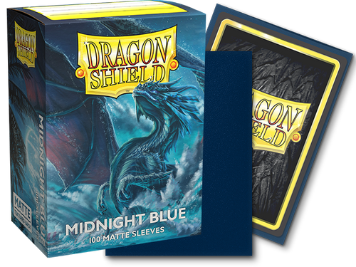 Dragon Shield Matte Sleeves Standard Size - Midnight  Blue