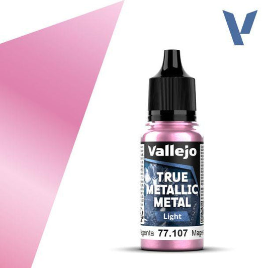Vallejo True Metallic Metals - Crimson Magenta (Light)