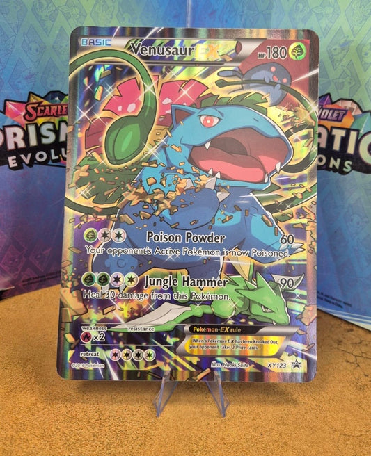 Venusaur EX XY123 JUMBO Black Star Promo Single Pokémon Card