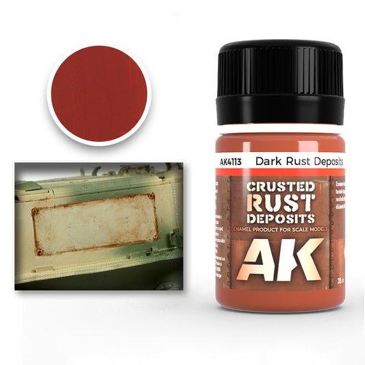 AK Weathering Paints - Dark Rust