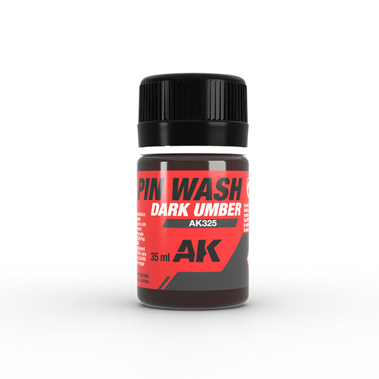 AK Weathering Paints - Pin Wash Dark Umber