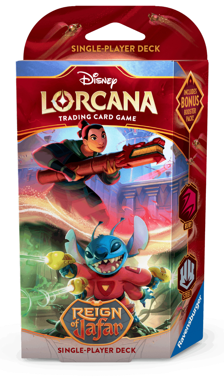 Lorcana: Reign of Jafar - Starter Deck - Ruby & Steel