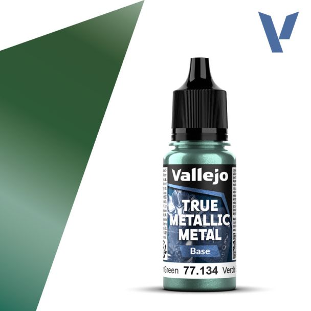 Vallejo True Metallic Metals - Dusken Green (Base)