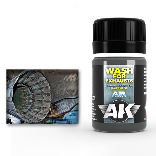 AK Weathering Paints - Exhaust Wash