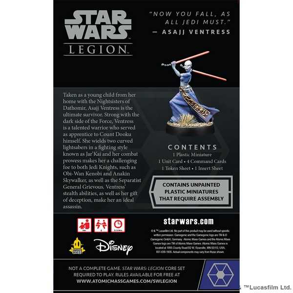Asajj Ventress Operative Expansion - Star Wars Legion