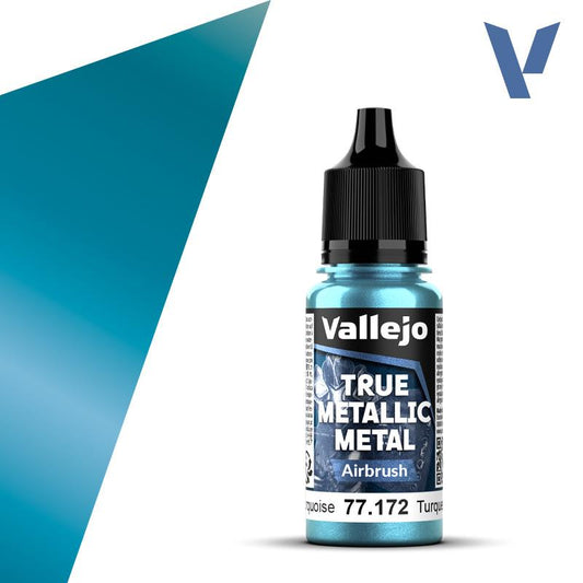 Vallejo True Metallic Metals - Hydra Turquoise (Airbrush)