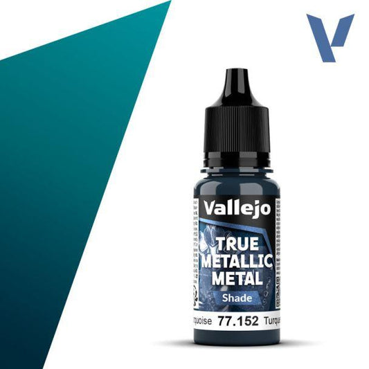 Vallejo True Metallic Metals - Hydra Turquoise (Shade)