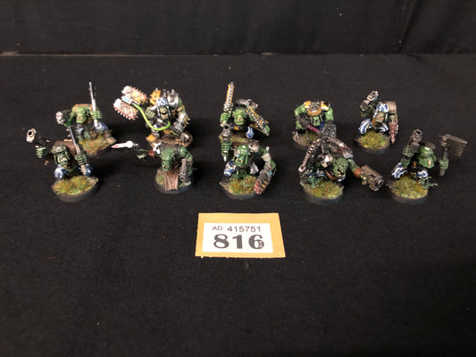 10x Ork Boyz #816 VERY Well Painted Orks Warhammer 40k