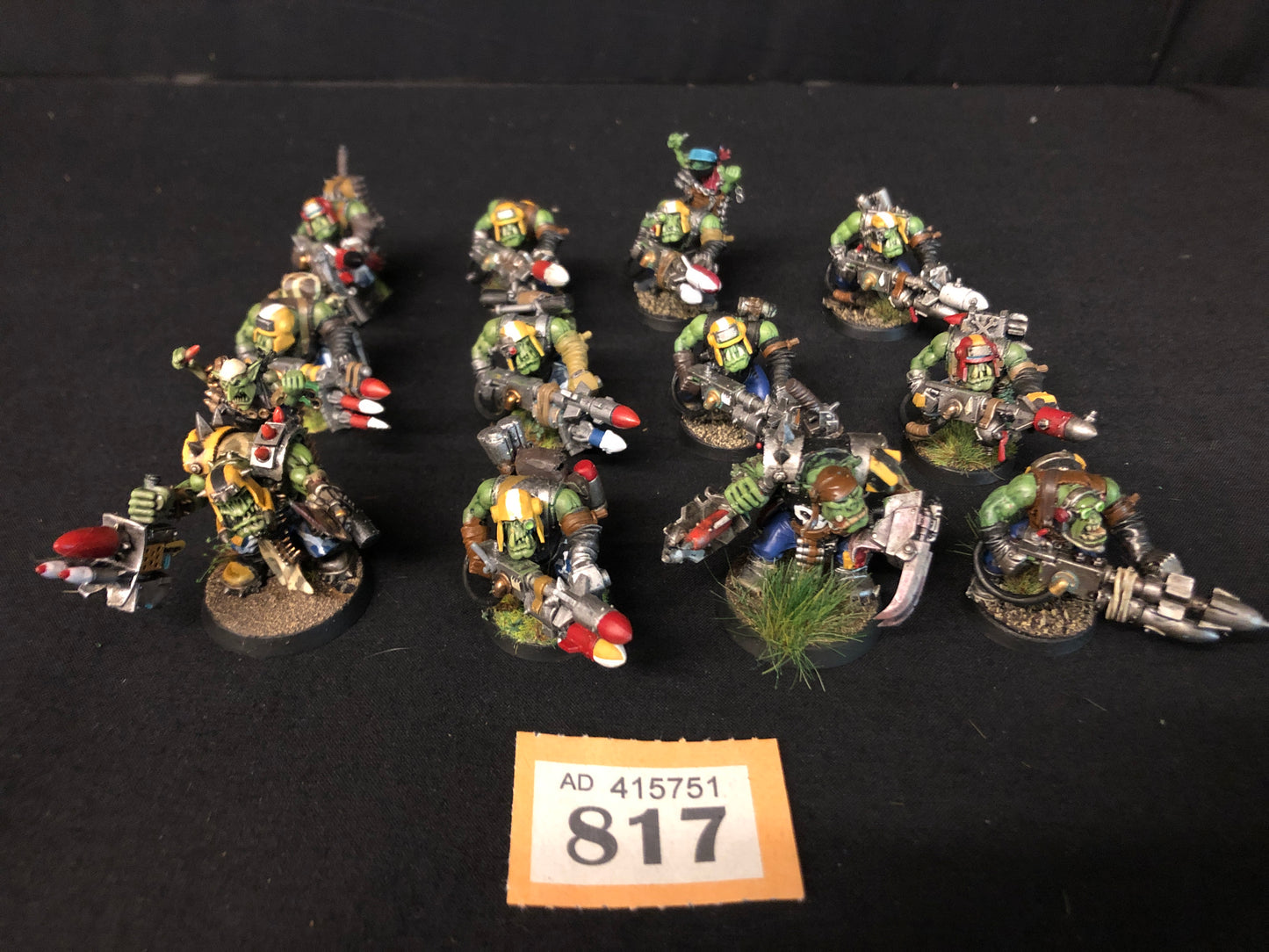 12x Tank Bustas #817 VERY Well Painted Orks Warhammer 40k