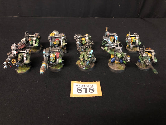 10x Lootas #818 VERY Well Painted Orks Warhammer 40k