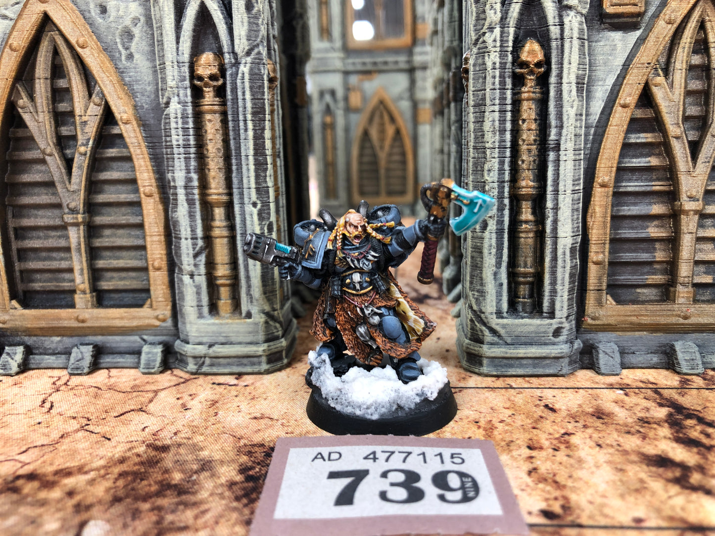 Rune Priest #739 Very Well Painted Space Wolves Space Marines Warhammer 40k