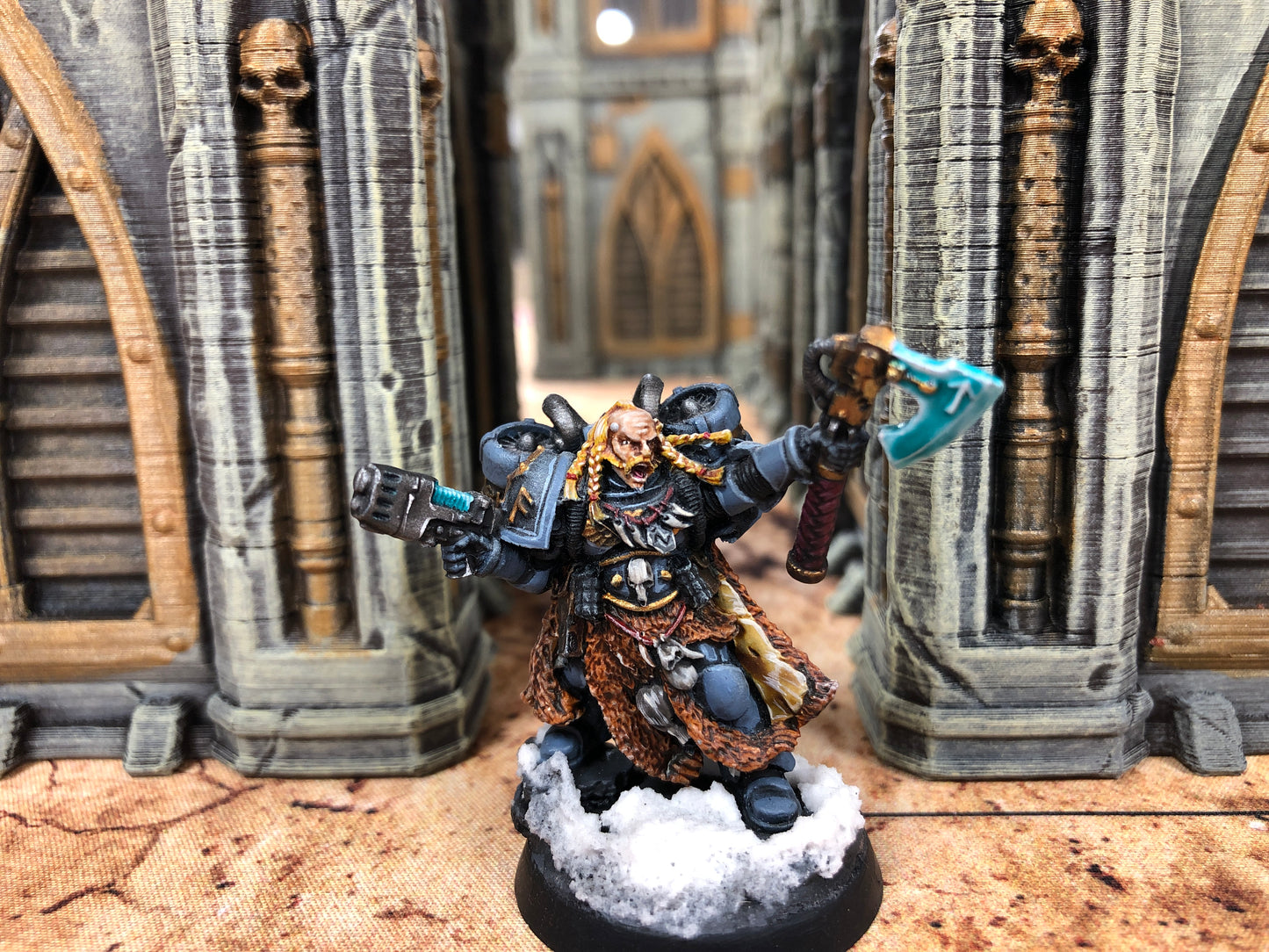 Rune Priest #739 Very Well Painted Space Wolves Space Marines Warhammer 40k