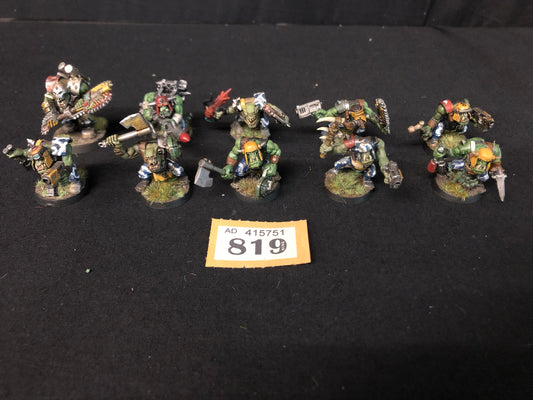 10x Ork Boyz #819 VERY Well Painted Orks Warhammer 40k