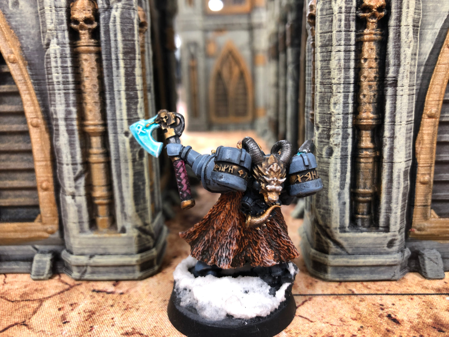 Rune Priest #739 Very Well Painted Space Wolves Space Marines Warhammer 40k