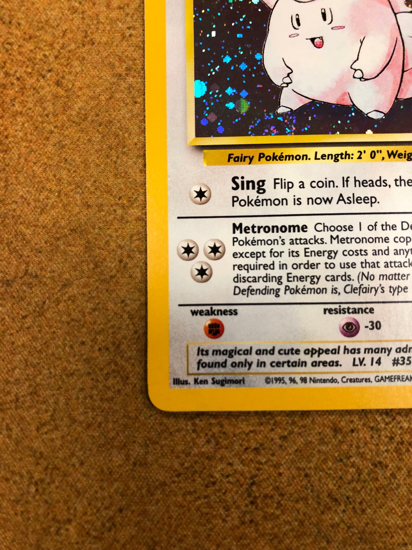 Clefairy Holo 6/130 Base Set 2 Pokémon Card Single