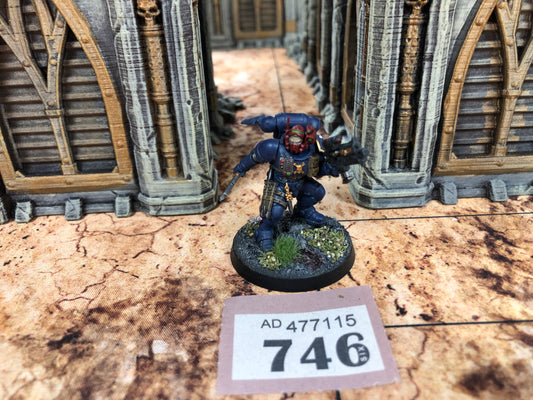 Primaris Lieutenant in Phobos Armour #746 Well Painted Space Marines Warhammer 40k