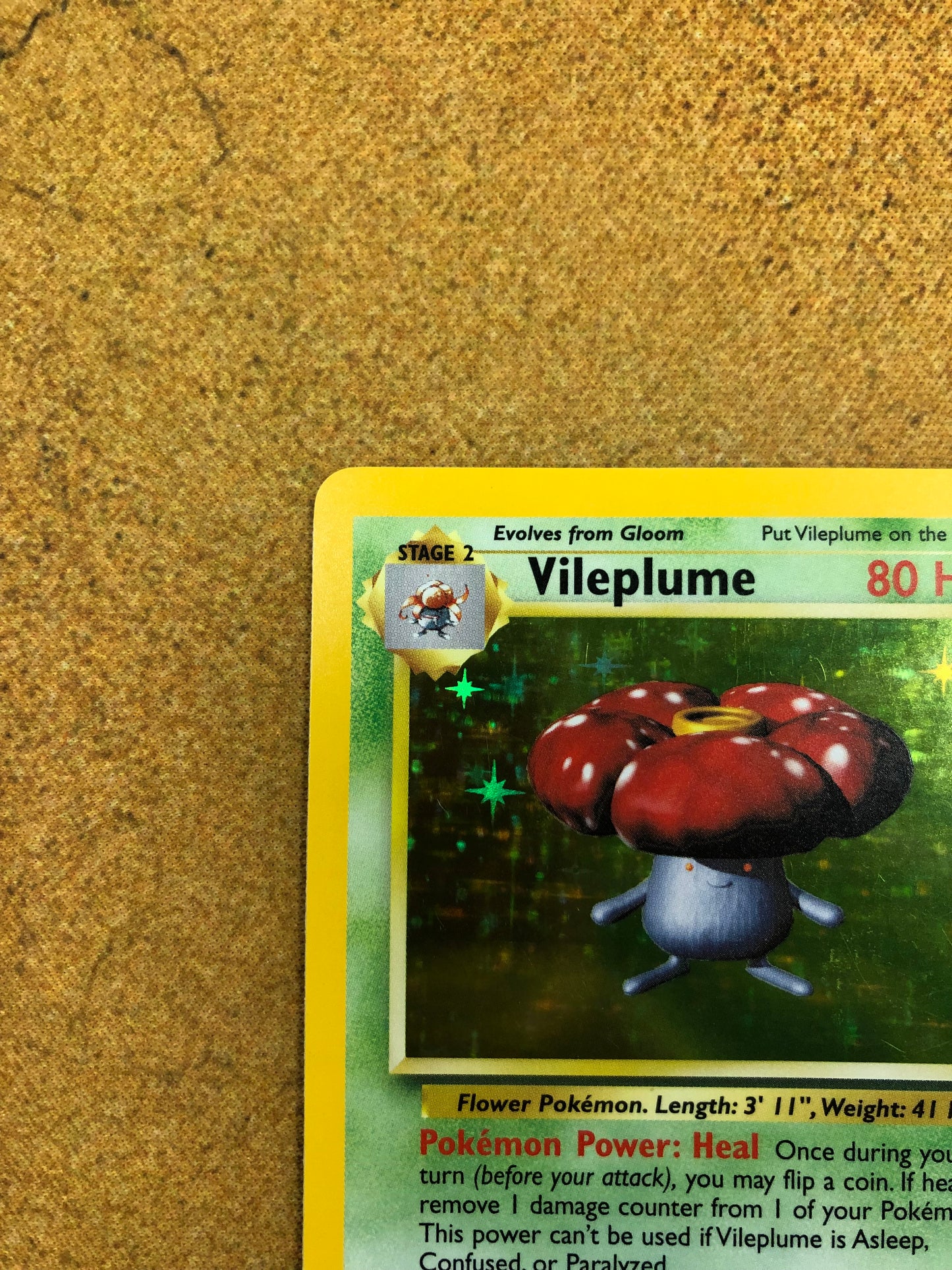 Vileplume Holo 15/64 Jungle Pokémon Card Single