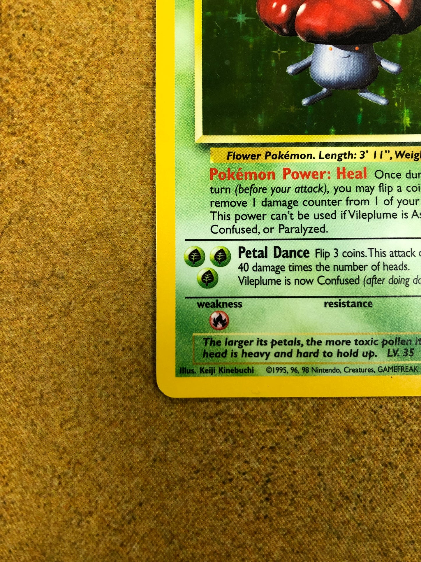 Vileplume Holo 15/64 Jungle Pokémon Card Single