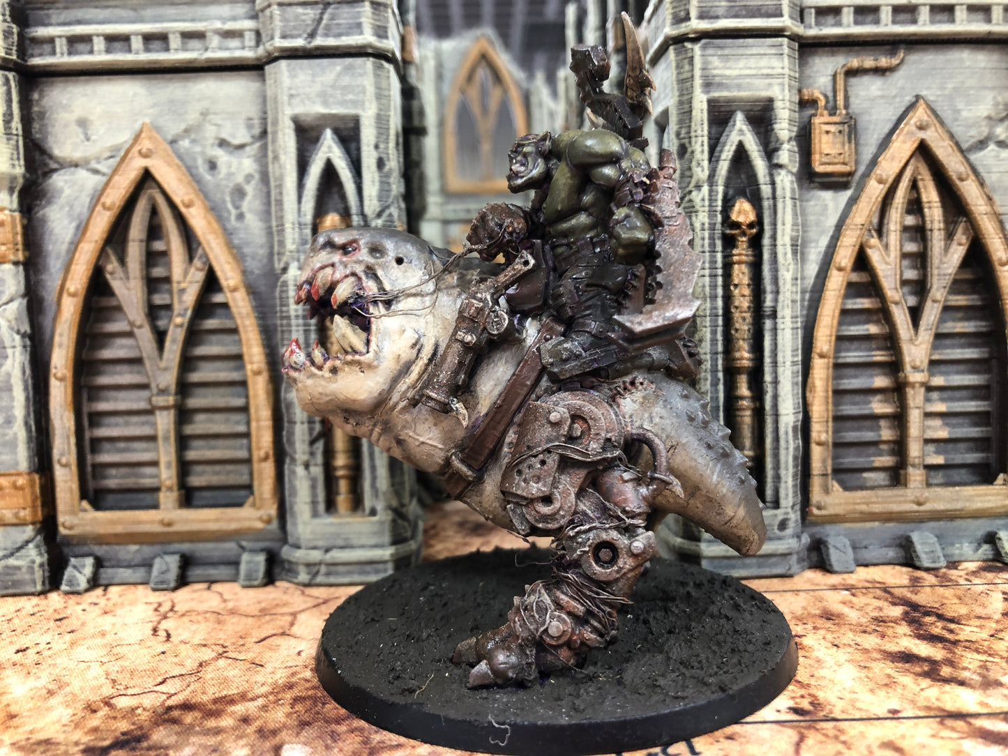 Beastboss on Squigosaur #755 Orruk Warclans Orks AOS Warhammer 40k