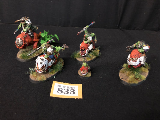 4x Squighog Boyz #833 Very Well Painted Orks Warhammer 40k