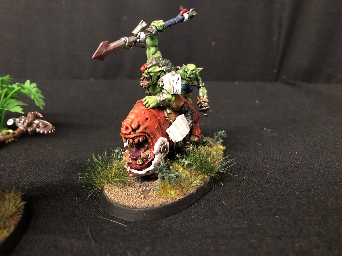 4x Squighog Boyz #833 Very Well Painted Orks Warhammer 40k