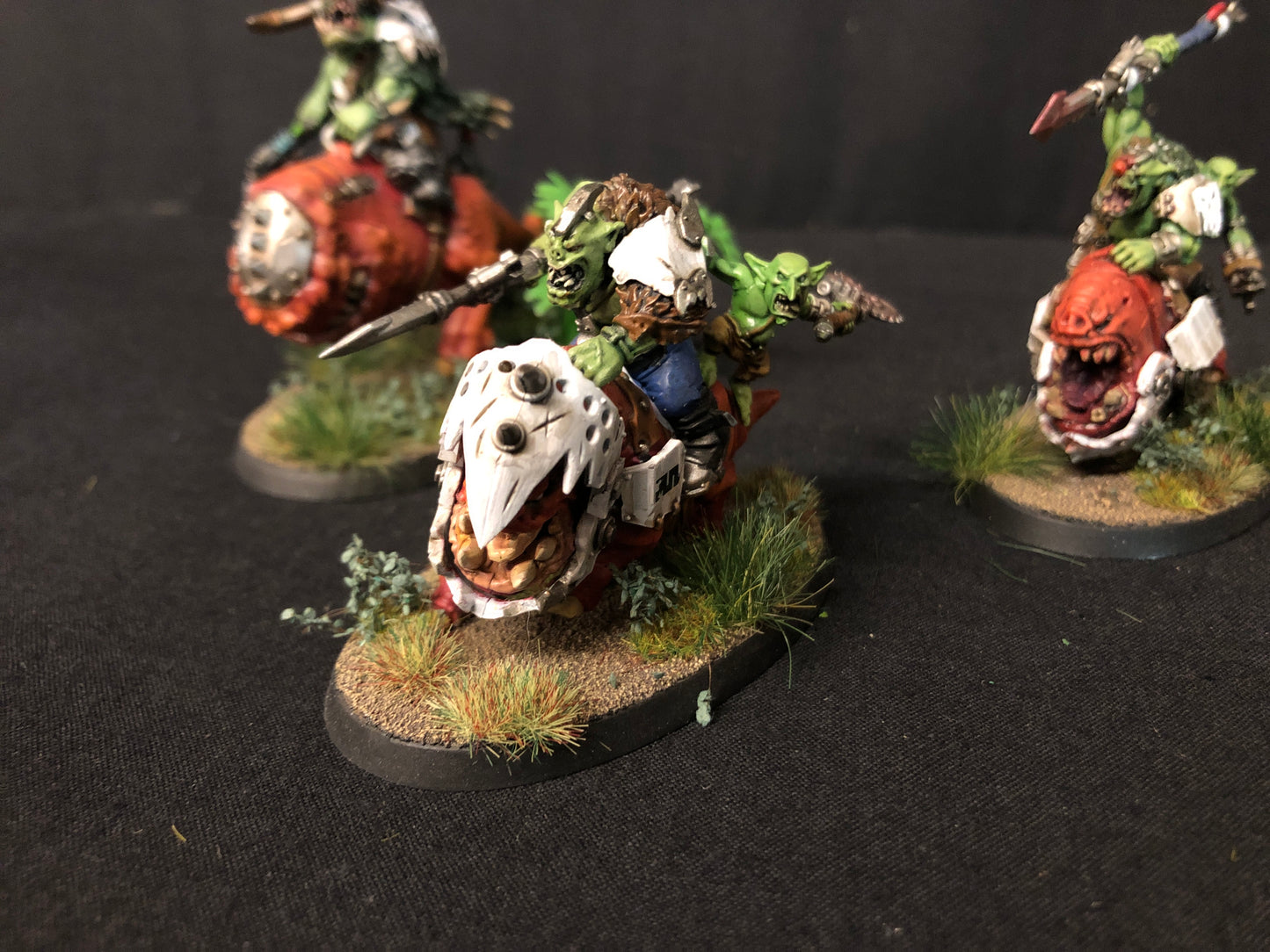 4x Squighog Boyz #833 Very Well Painted Orks Warhammer 40k