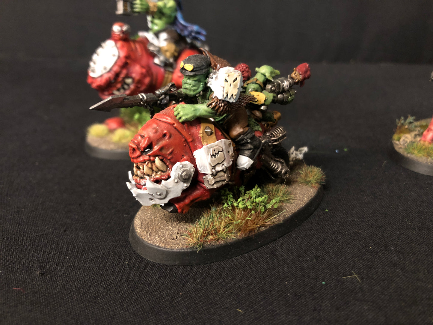 4x Squighog Boyz #839 Very Well Painted Orks Warhammer 40k