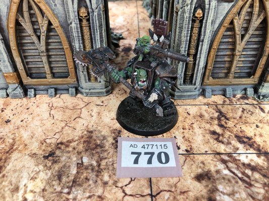 Warboss in Mega Armour #770 Well Painted Orks Warhammer 40k