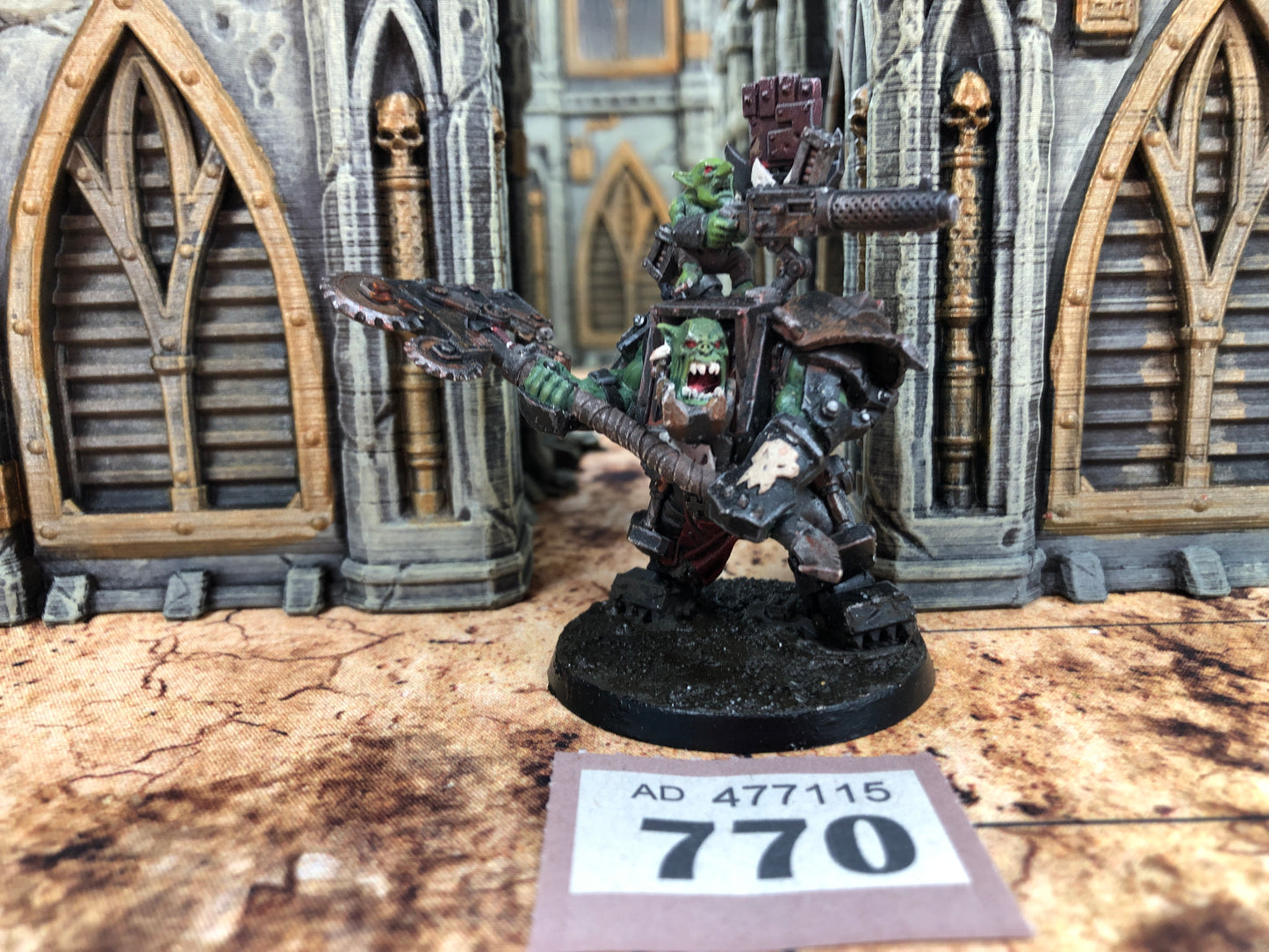 Warboss in Mega Armour #770 Well Painted Orks Warhammer 40k