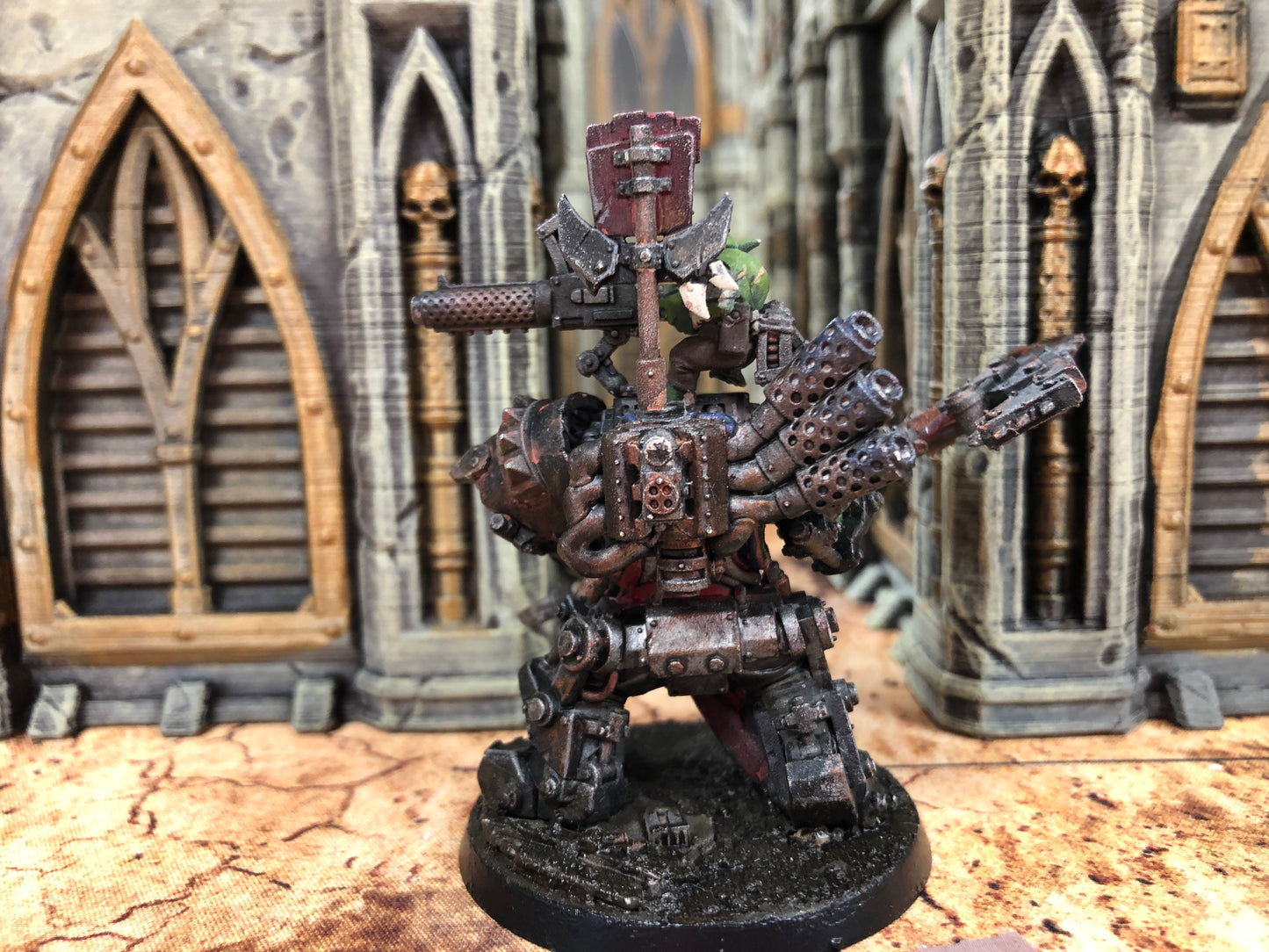 Warboss in Mega Armour #770 Well Painted Orks Warhammer 40k