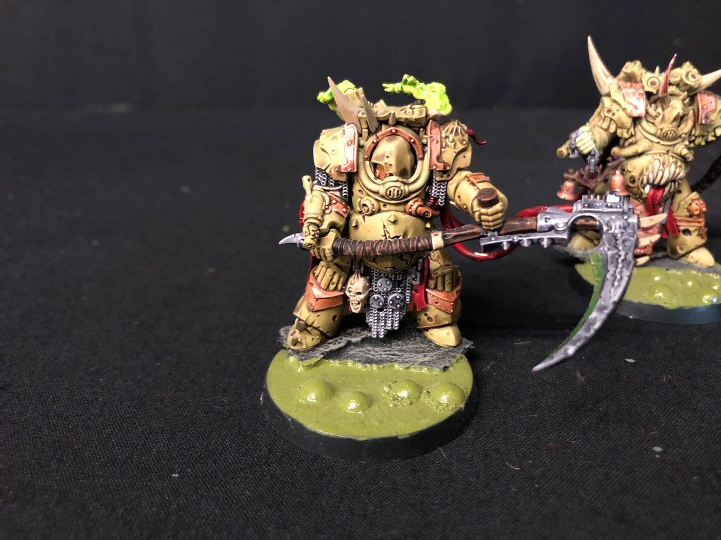3x Deathshroud Terminators #842 Very Well Painted Death Guard Well Painted Warhammer 40k