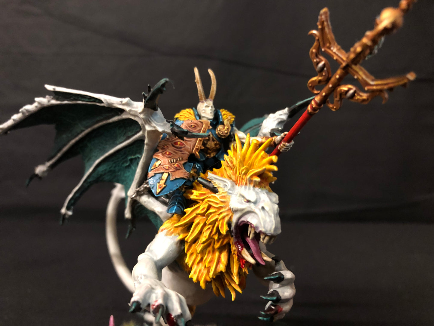 Chaos Lord on Manticore #700 VERY Well Painted Chaos Space Marines Warhammer 40k AOS