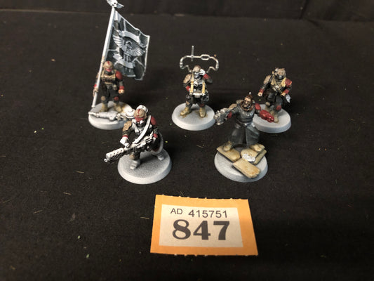 5x Cadian Command Squad #847 Astra Militarum Warhammer 40k