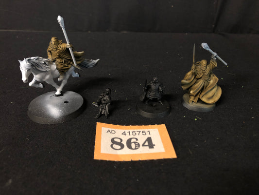 Gandalf the White and Peregrin Took #864 Good MESBG LOTR Warhammer 40k