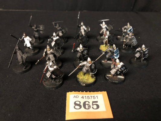 18x Warriors of Minas Tirith #865 Gondor Good MESBG LOTR Warhammer 40k