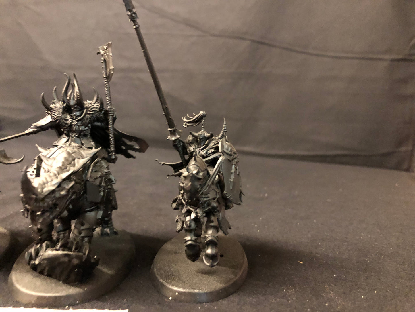 2x Chaos Knights + Chaos Lord #662 Slaves to Darkness AOS Warhammer 40k