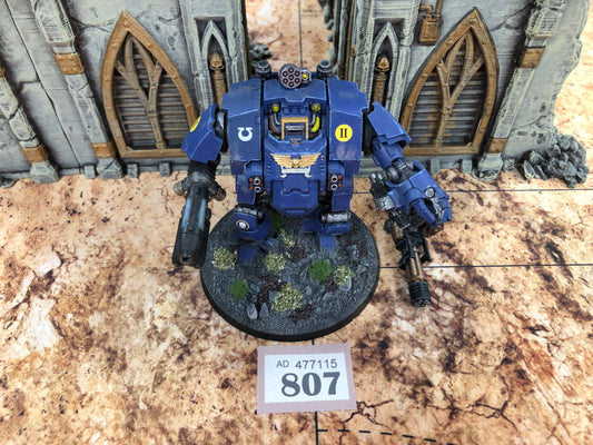 Primaris Redemptor Dreadnought #807 Well Painted Both Weapons Space Marines Warhammer 40k