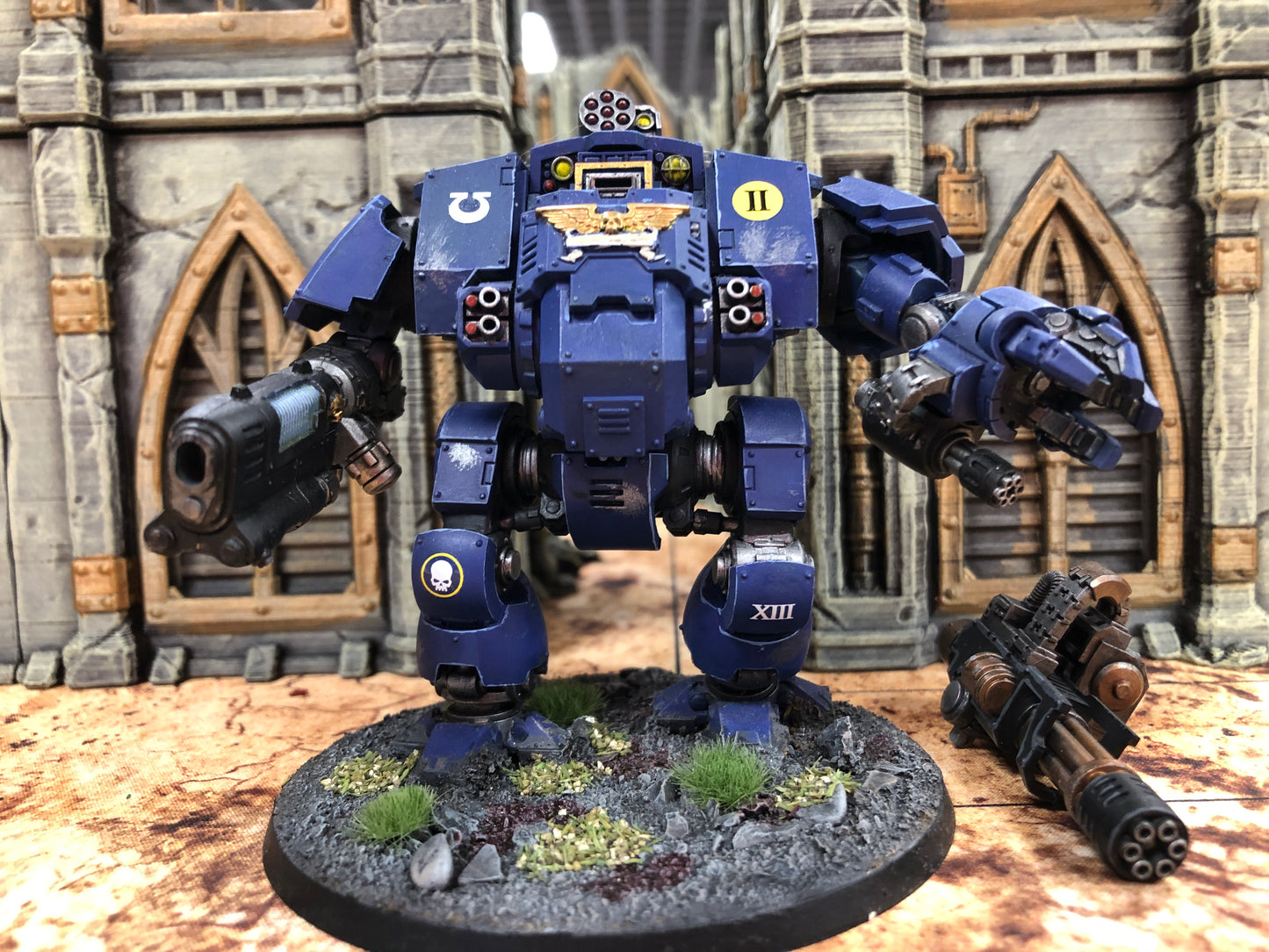 Primaris Redemptor Dreadnought #807 Well Painted Both Weapons Space Marines Warhammer 40k