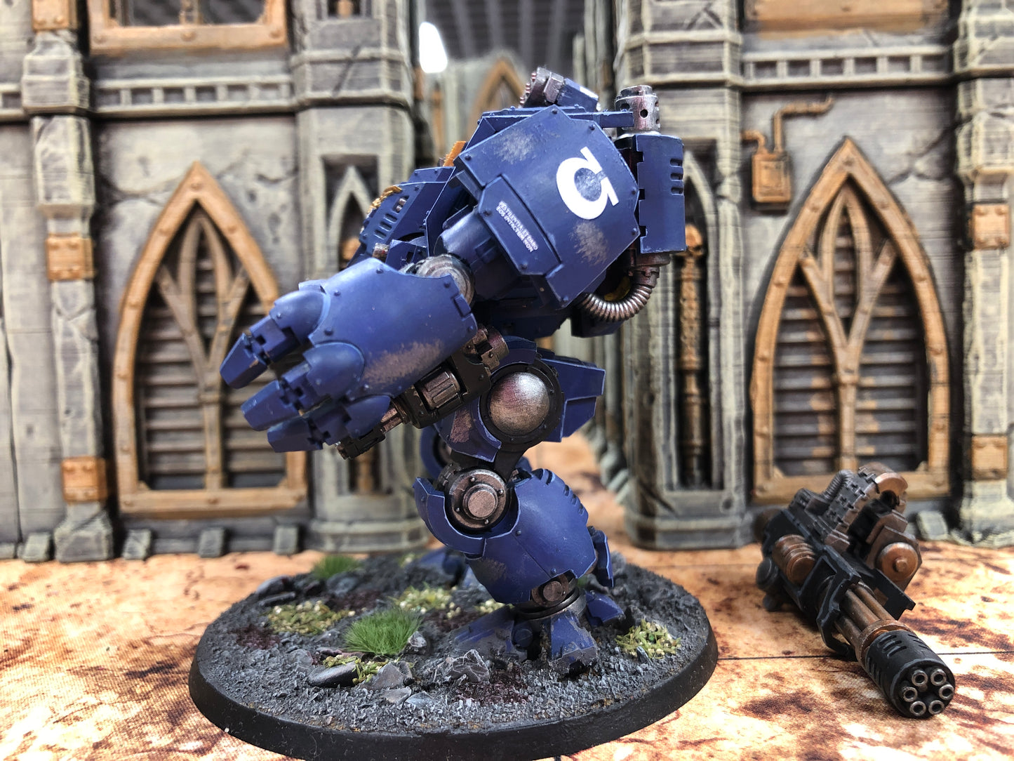 Primaris Redemptor Dreadnought #807 Well Painted Both Weapons Space Marines Warhammer 40k