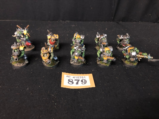 10x Boyz #879 VERY Well Painted Orks Warhammer 40k