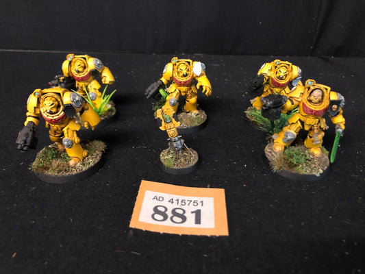5x Primaris Terminator Squad #881 Very Well Painted Imperial Guard Space Marines Warhammer 40k