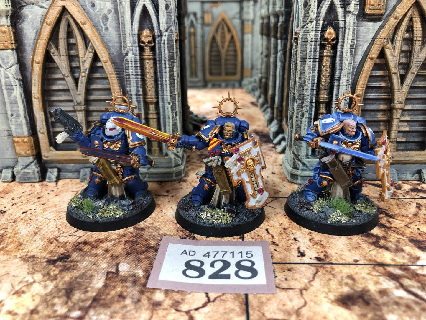 3x Primaris Bladeguard Veterans #828 Well Painted Space Marines Warhammer 40k