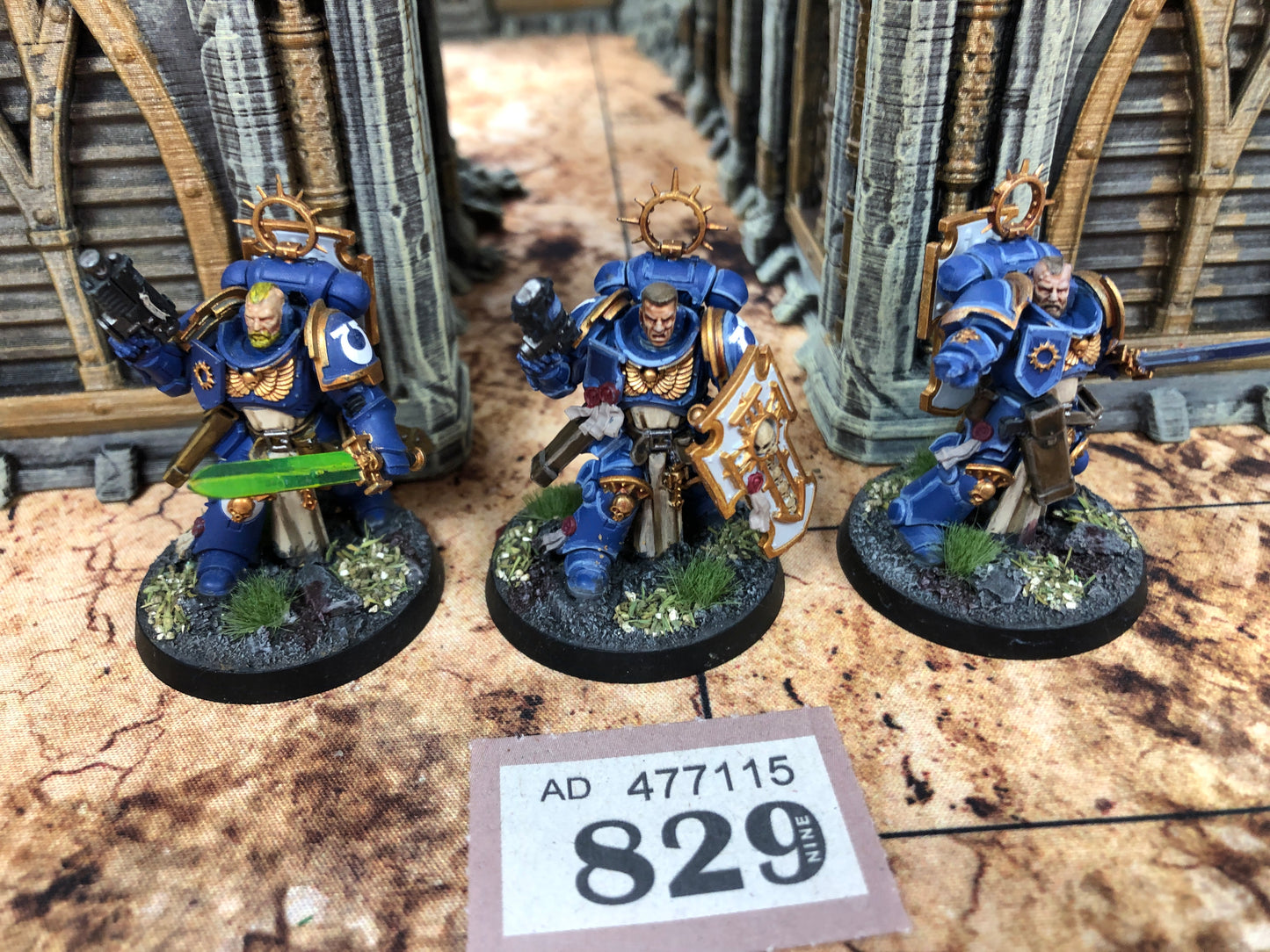 3x Primaris Bladeguard Veterans #829 Well Painted Space Marines Warhammer 40k