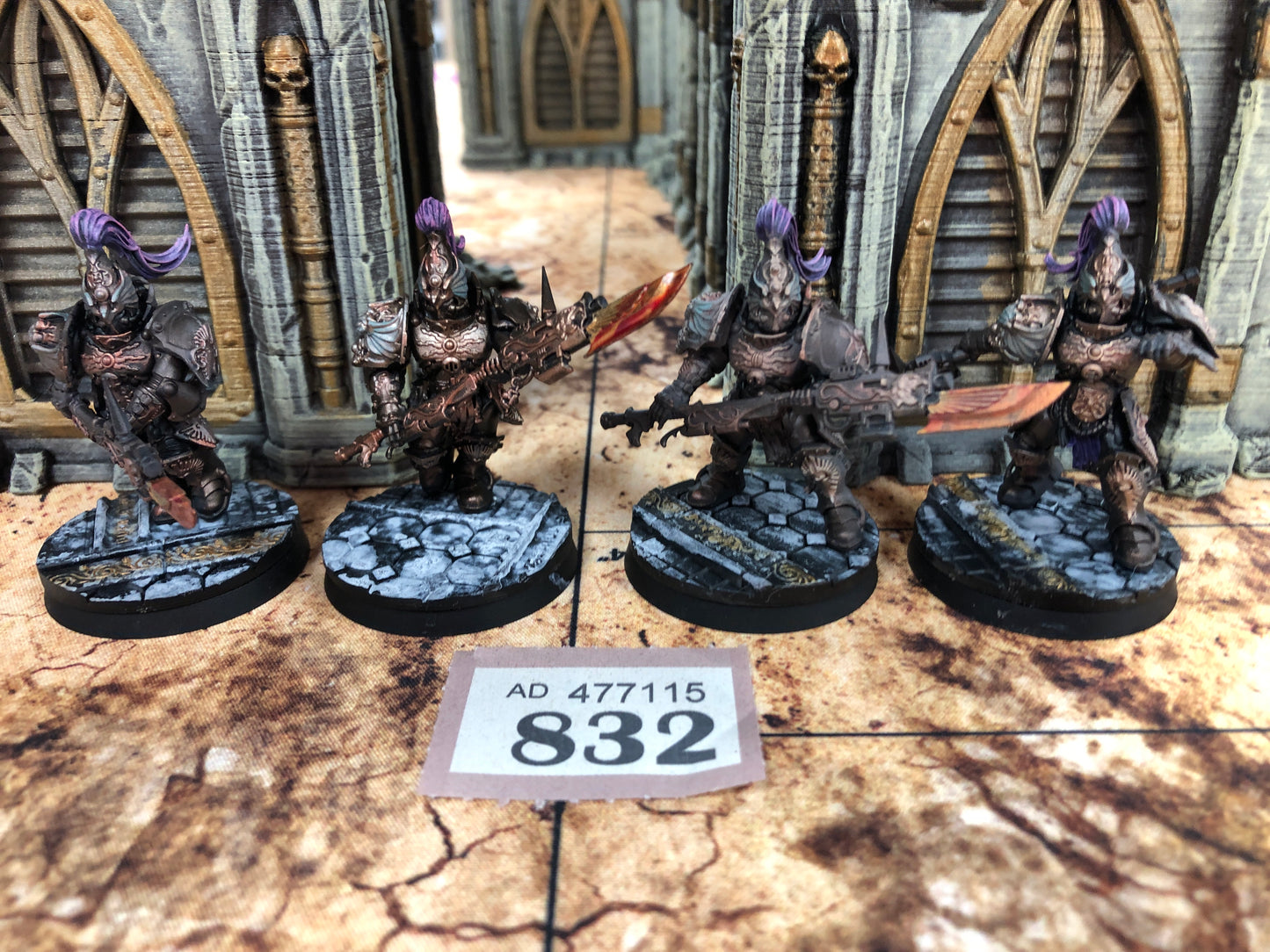 4x Custodian Wardens #832 Well Painted Adeptus Custodes Warhammer 40k