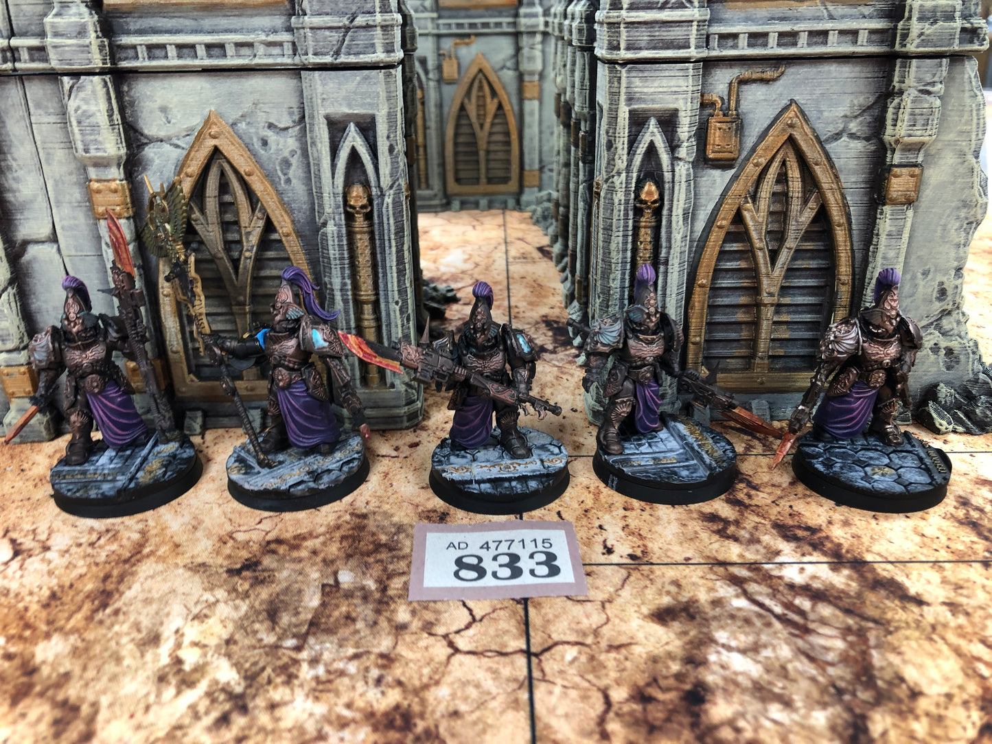 5x Custodian Wardens #833 Well Painted Adeptus Custodes Warhammer 40k