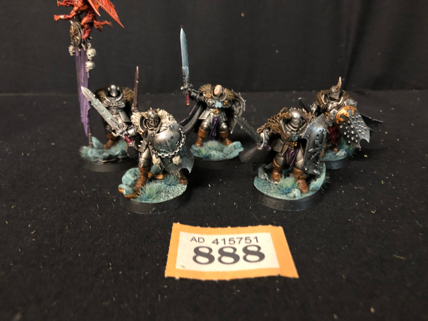 5x Chaos Warriors #888 Slaves to darkness Well Painted AOS Warhammer 40k