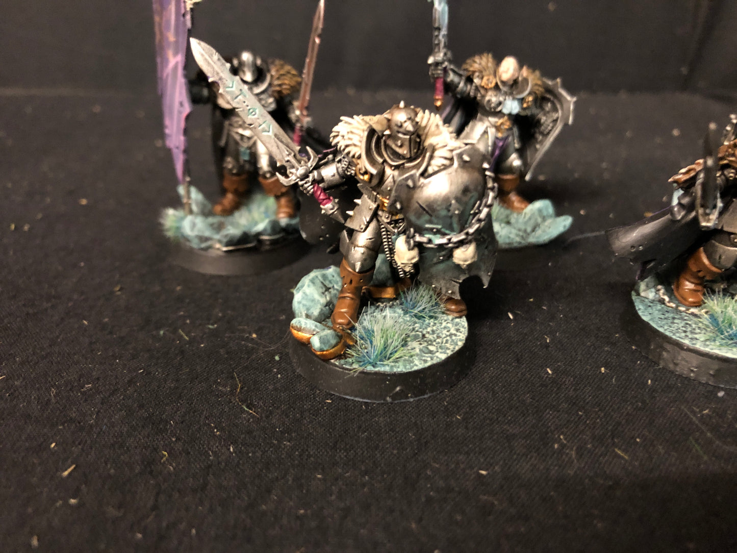 5x Chaos Warriors #888 Slaves to darkness Well Painted AOS Warhammer 40k