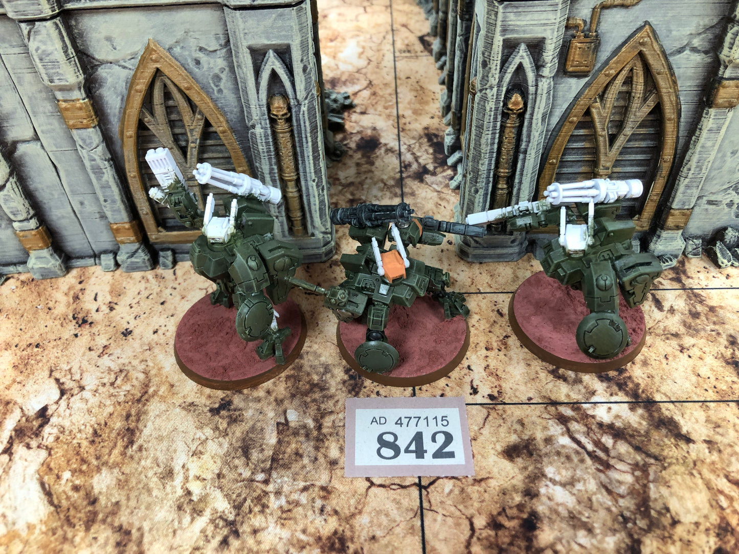 3x Crisis Battlesuits #842 Tau T'au Empire Warhammer 40k